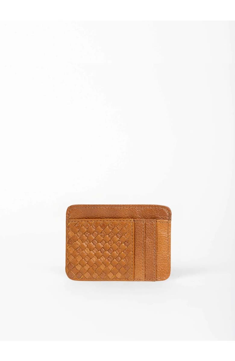 Deux Mains Slim ID Case, Main, color, Cognac