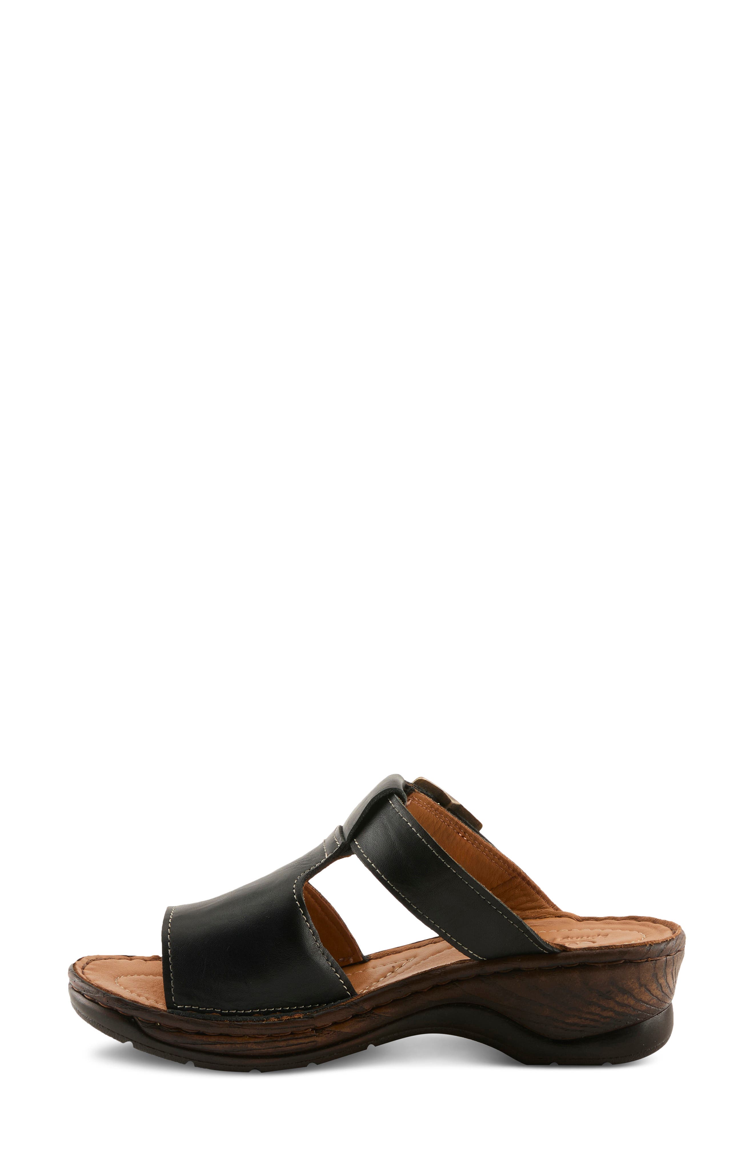 Spring Step Saphique Block Heel Sandal, Alternate, color, Black