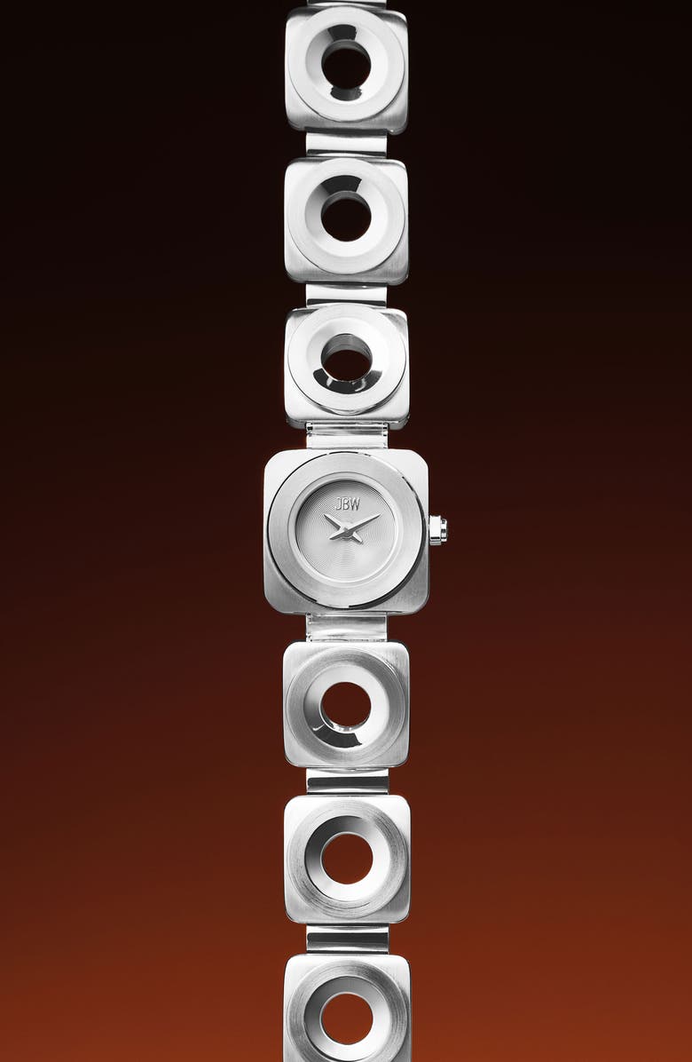 JBW Chasm Bracelet Watch, 22mm, Alternate, color, Stainless Steel/ Silver