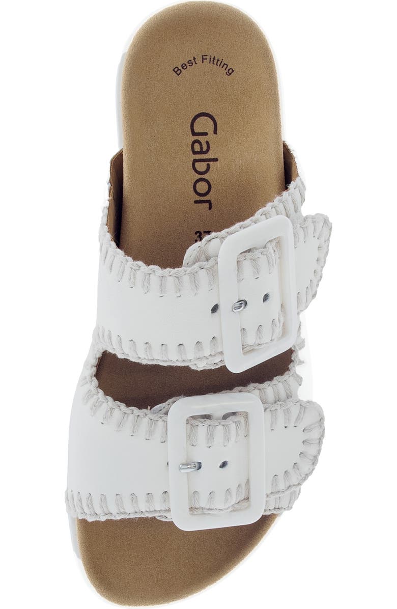 Gabor Buckle Strap Sandal, Alternate, color, Latte