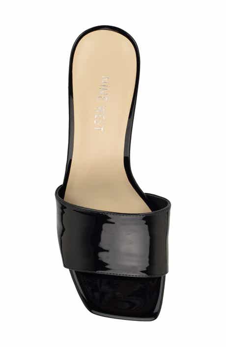 Akin Faux Leather Slide Sandal
