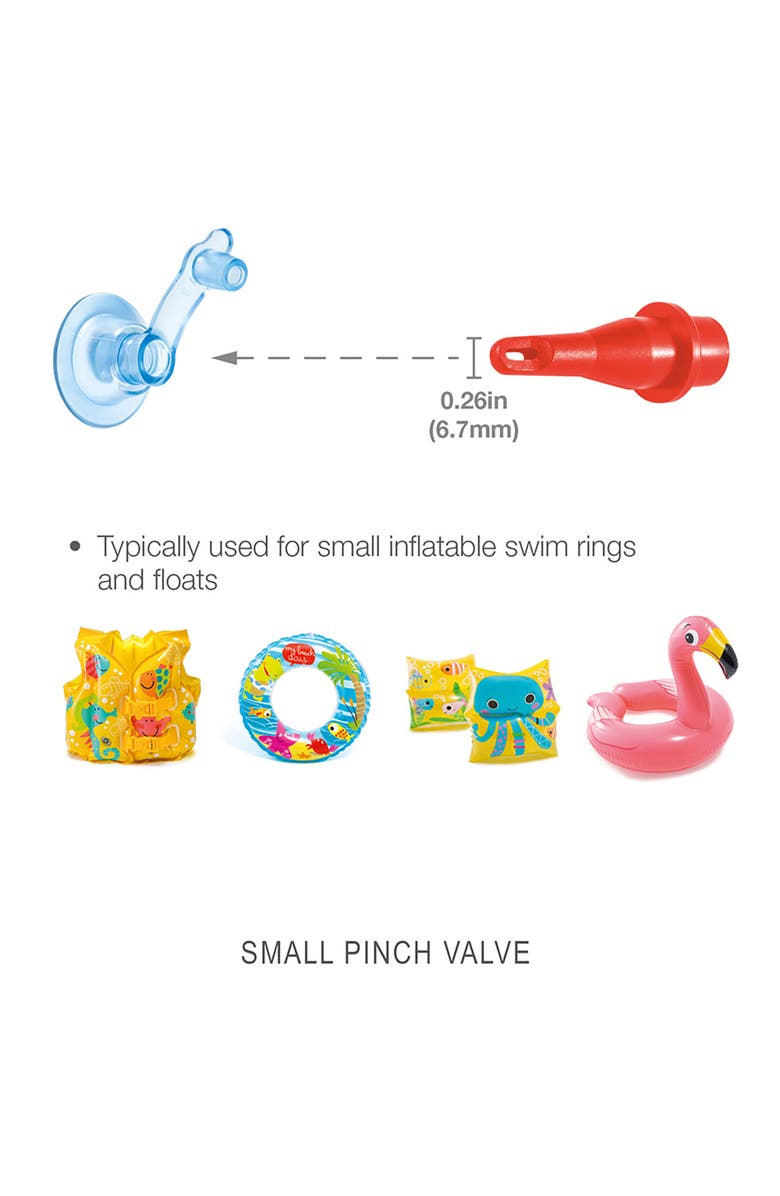 Intex Foot Pump 11 Inch Air Pump, Alternate, color, Multicolored