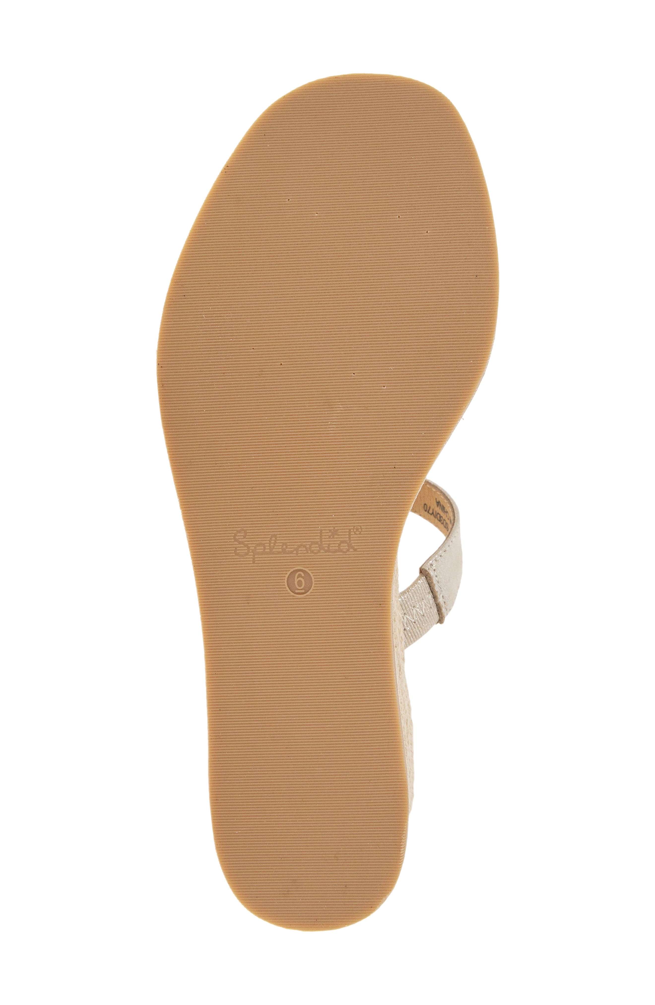 Diya Espadrille Platform Wedge Slide Sandal, Alternate, color, CHAMPAGNE