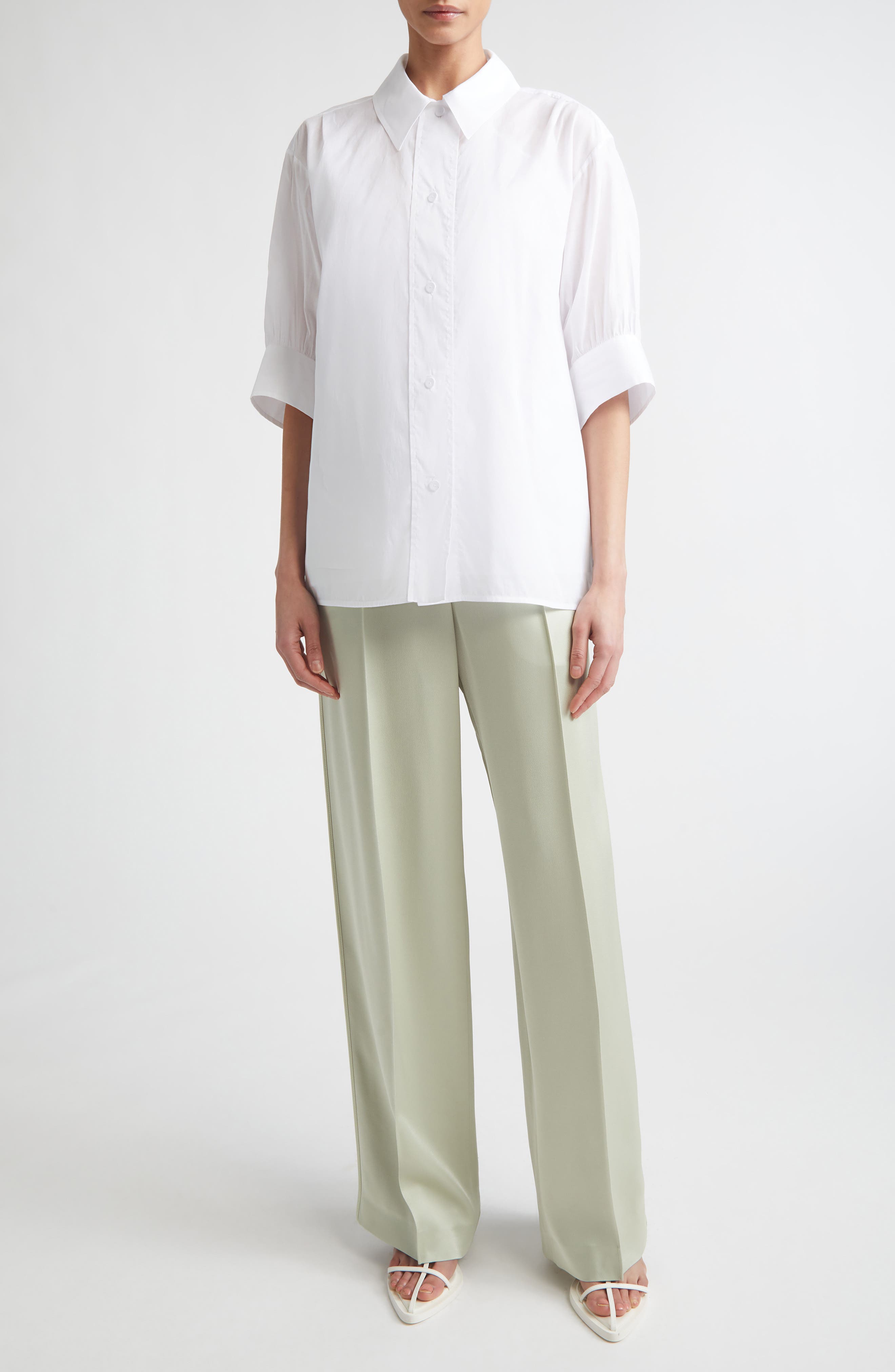 Fluid Tailored Pants - image 2