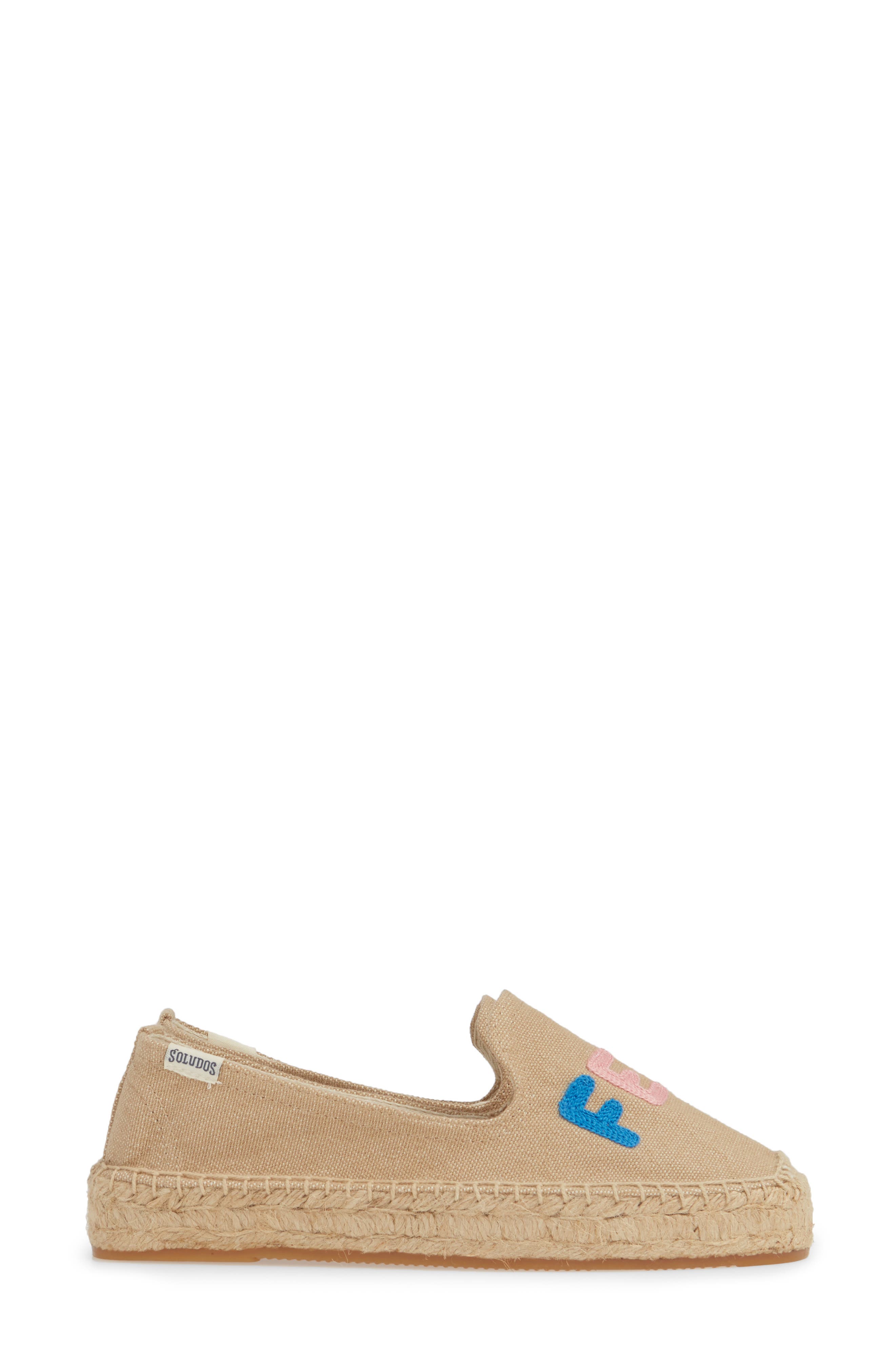 Soludos Feminist Espadrille Flat, Alternate, color, 