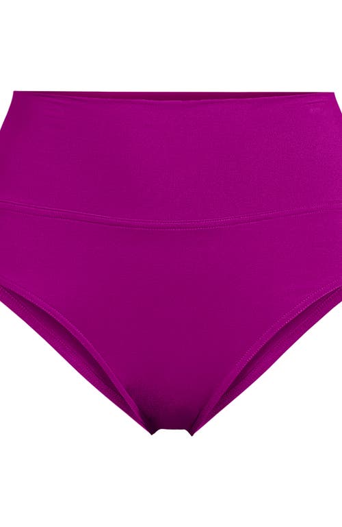 LANDS' END LANDS' END CHLORINE RESISTANT PINCHLESS HIGH WAISTED BIKINI BOTTOMS