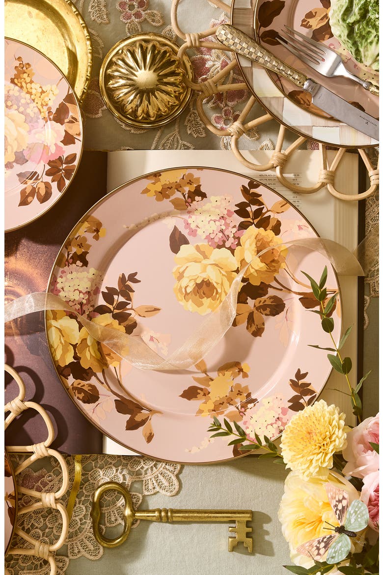 Wild Rose Mauve Charger Plate, Alternate, color, MAUVE