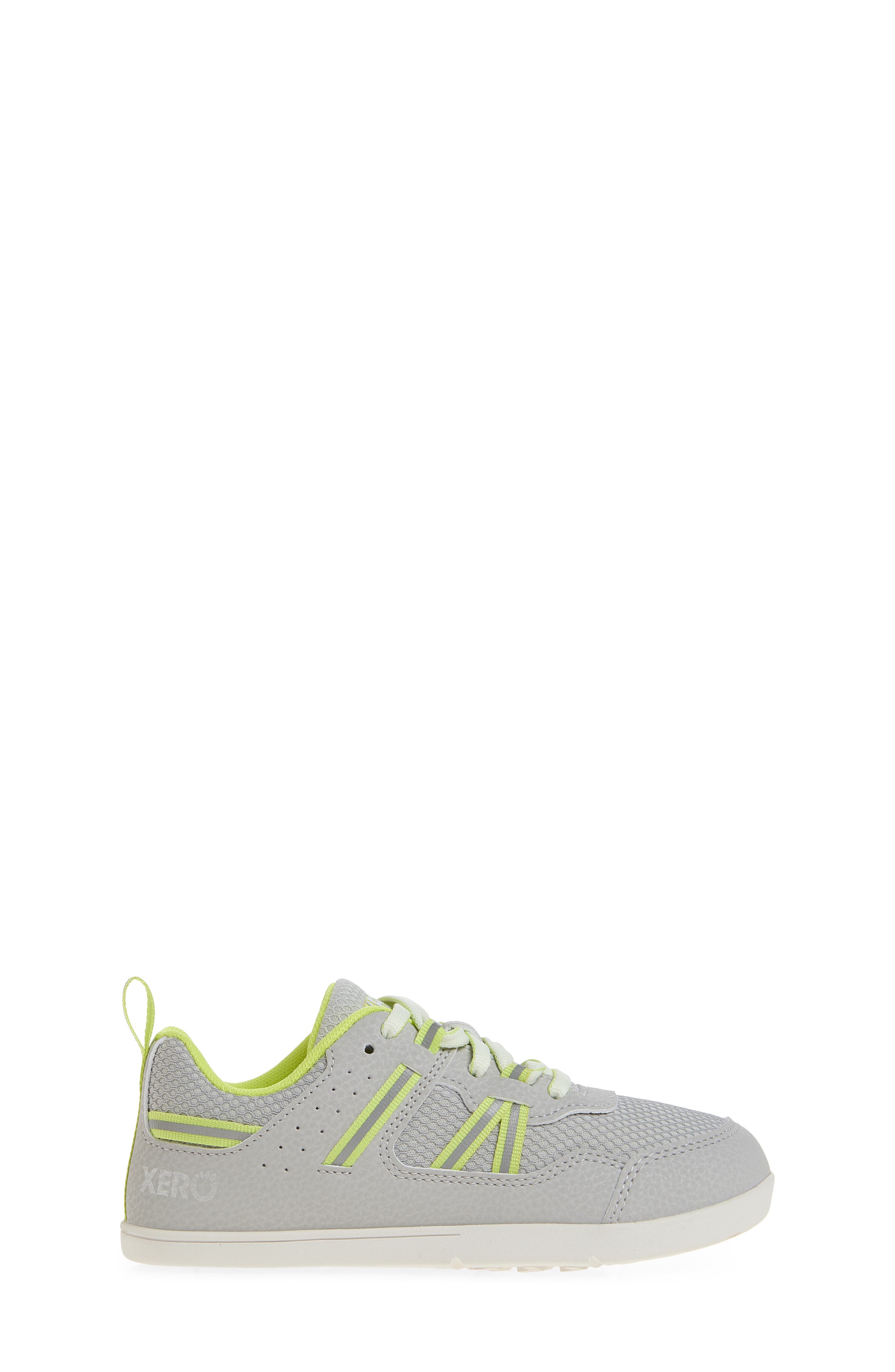 XERO SHOES Kids' Prio Sneaker, Alternate, color, Lunar Rock/Sunny Lime