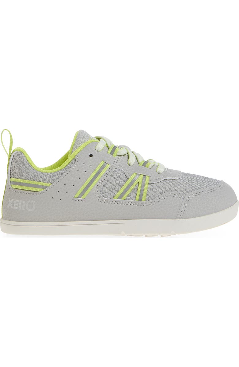 XERO SHOES Kids' Prio Sneaker, Alternate, color, Lunar Rock/Sunny Lime