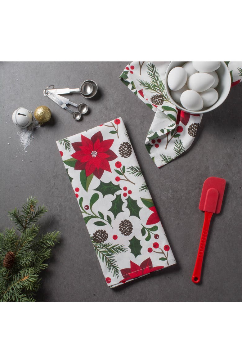 Woodland Christmas Dishtowel Set/2, Alternate, color, Woodland Christmas