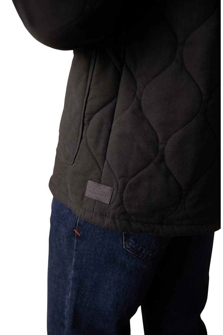 James Quilted Canvas Liner Jacket, Alternate, color, PHANTOM/ BLACK