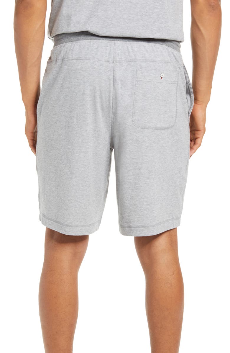 Daniel Buchler Feeder Stripe Cotton Blend Lounge Shorts, Alternate, color,