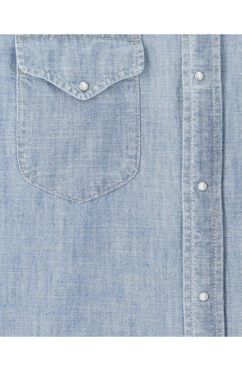 Fortela Kira Chambray Shirt, Alternate, color, Pale Blue