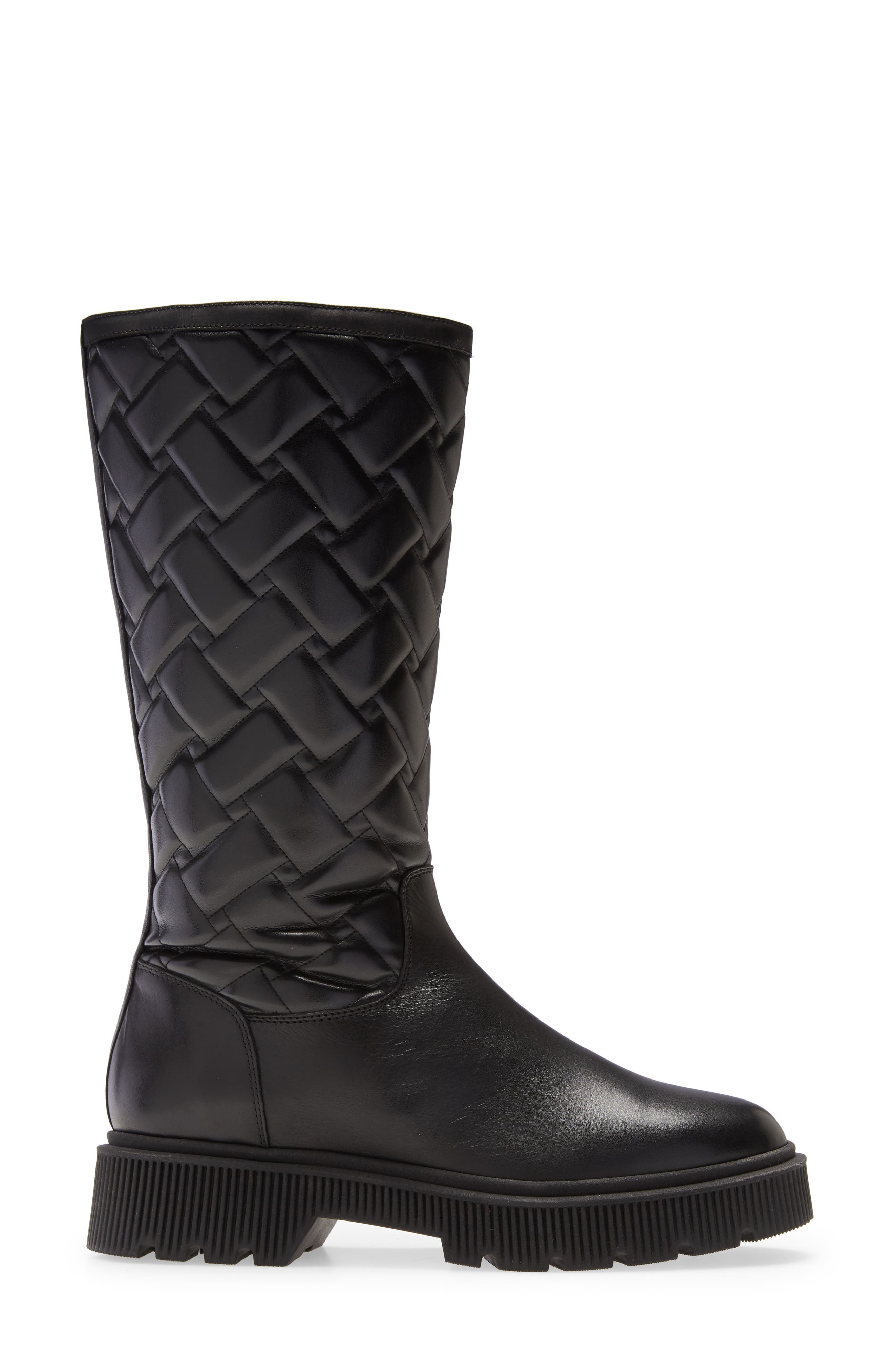 Kurt Geiger London Baton Quilted Knee High Boot, Alternate, color, 