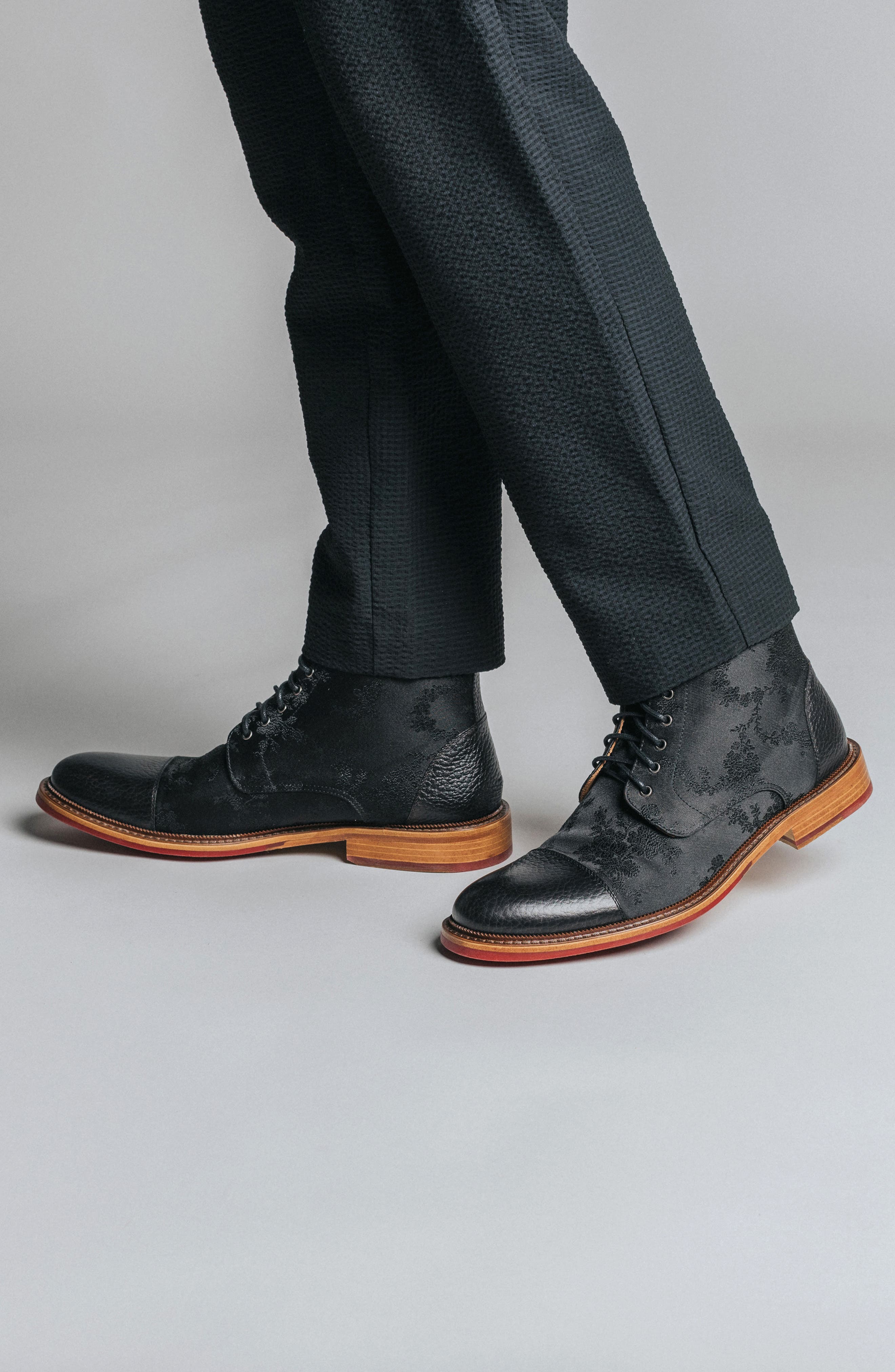 TAFT The Jack Lace-Up Cap Toe Boot, Alternate, color, 