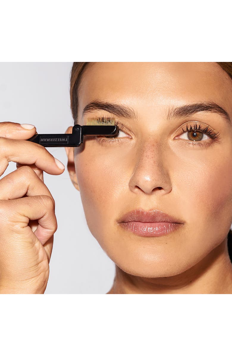 TWEEZERMAN Folding Travel Size iLashcomb, Alternate, color, Black