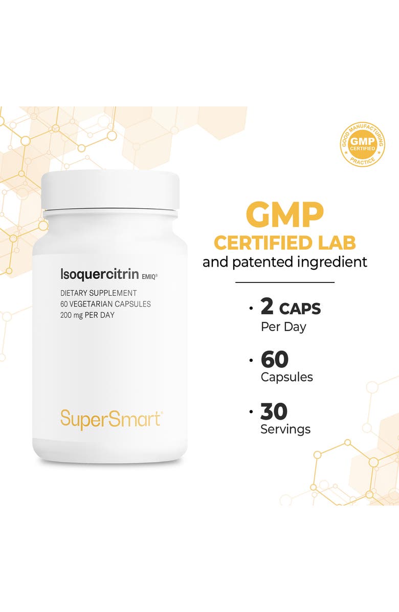 SuperSmart Alpha Glycosyl IsoQuercitrin, Alternate, color, NO COLOR