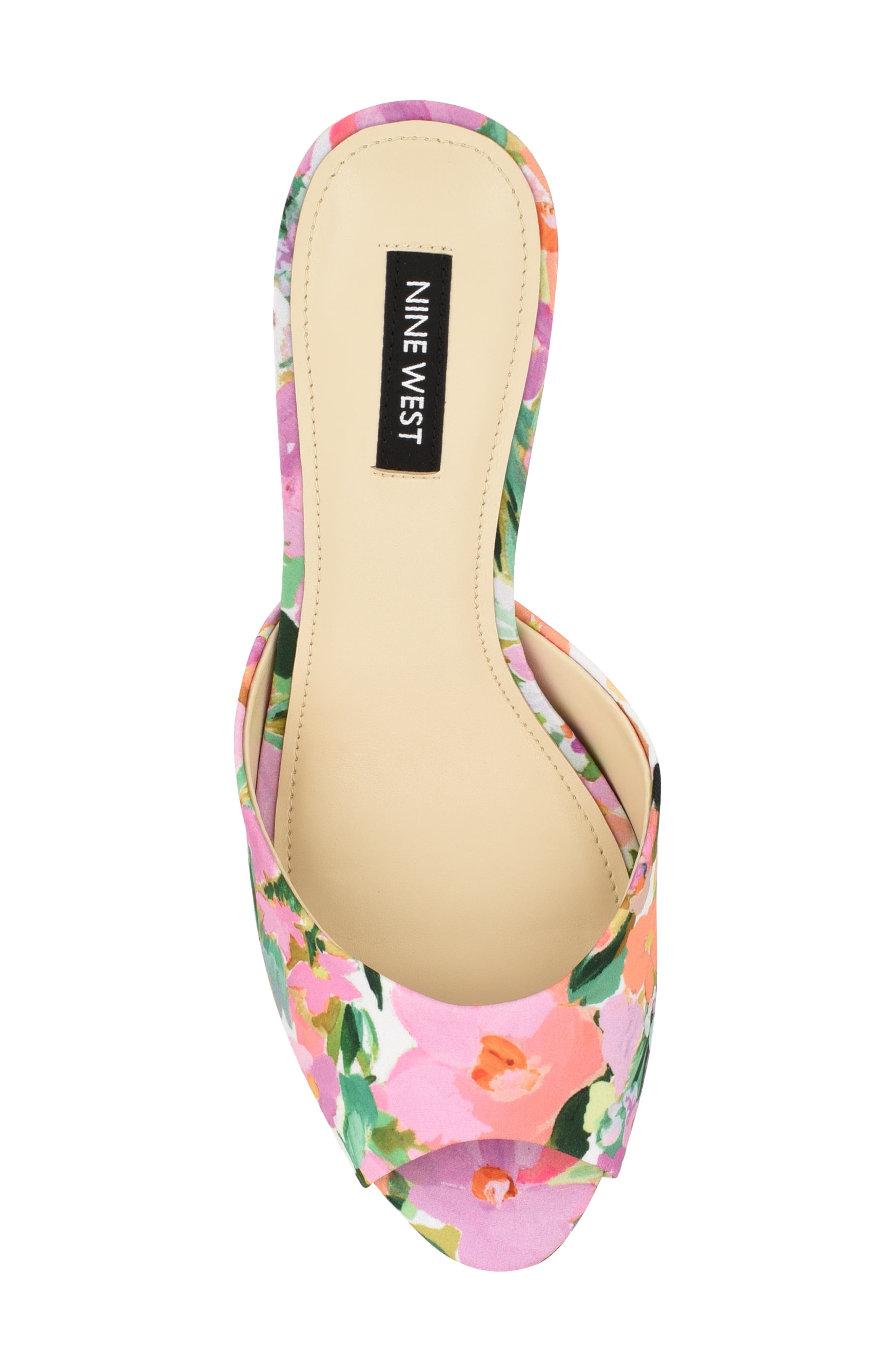Nine West Luvlie Kitten Heel Slide Sandal, Alternate, color, 