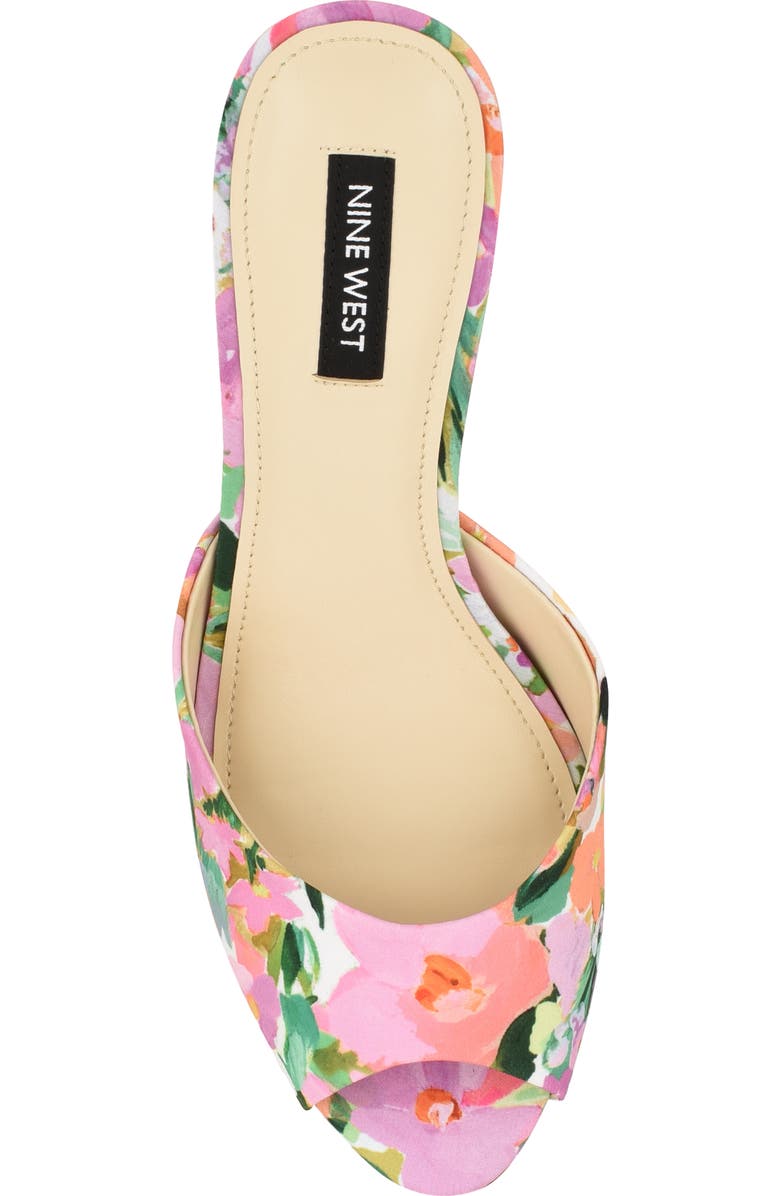 Nine West Luvlie Kitten Heel Slide Sandal, Alternate, color,