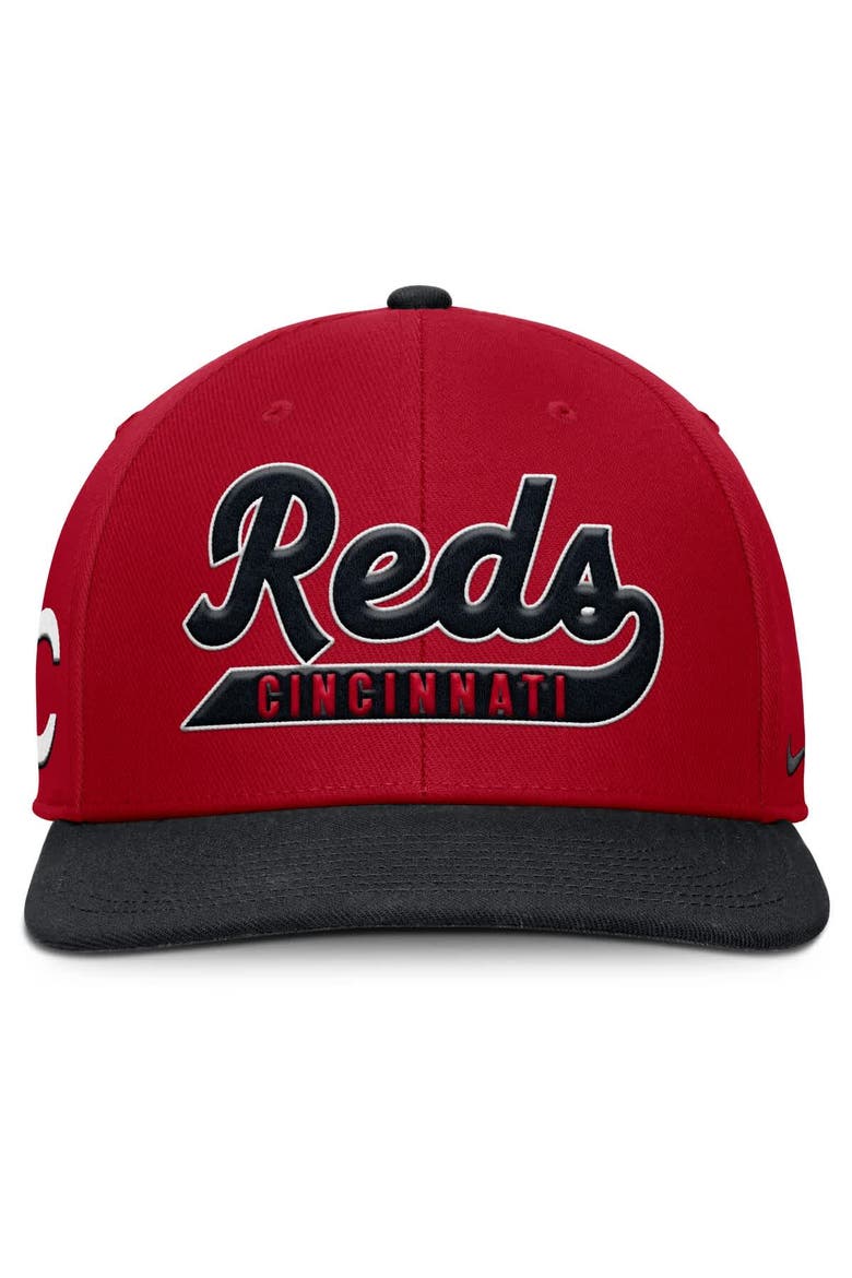 Men's Nike Red/Black Cincinnati Reds Pro Performance Snapback Hat, Alternate, color, Red