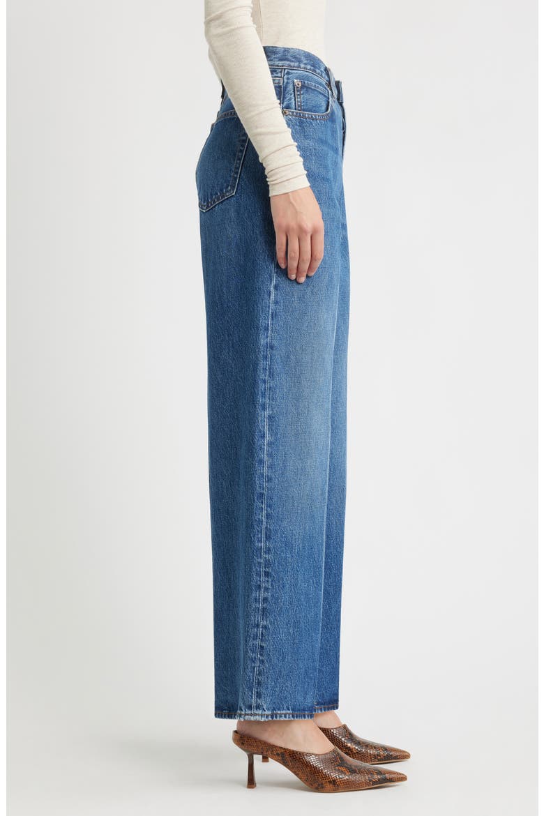The Pixie Collegiate Super High Waist Wide Leg Jeans, Alternate, color, GALACTIC