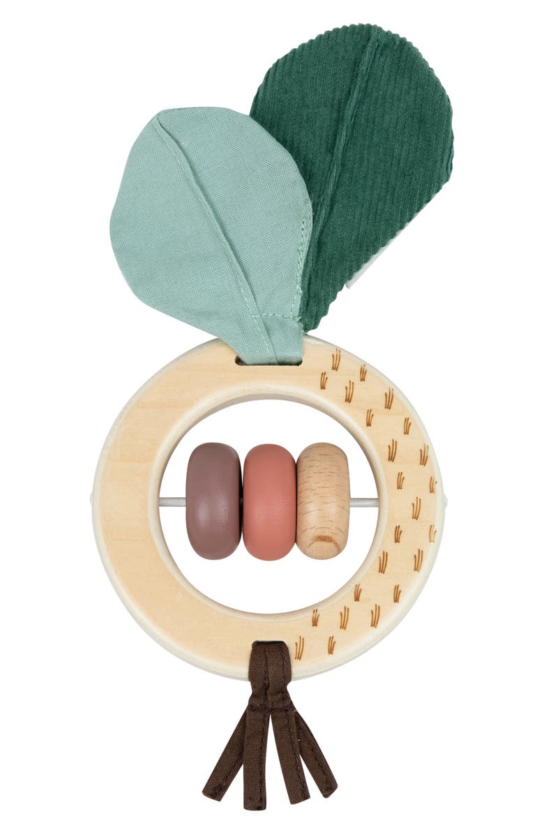 TINY LOVE Soft Bunny Lovey & Wooden Rattle Set, Alternate, color, Garden Of Adventure Collection