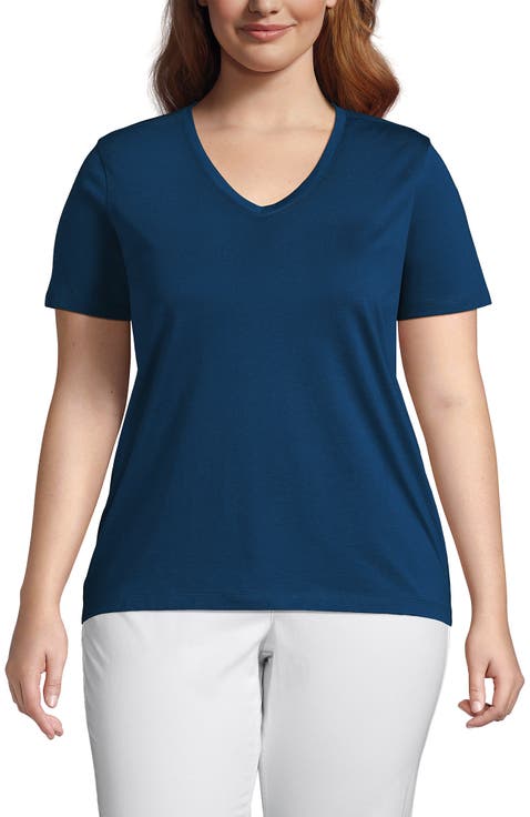 Supima Cotton V-neck T-shirt