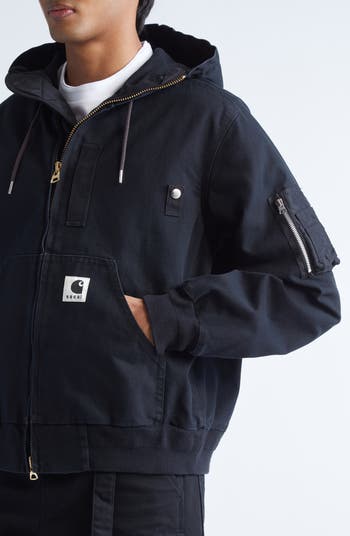 Sacai Carhartt WIP Washed Duck Canvas Jacket | Nordstrom