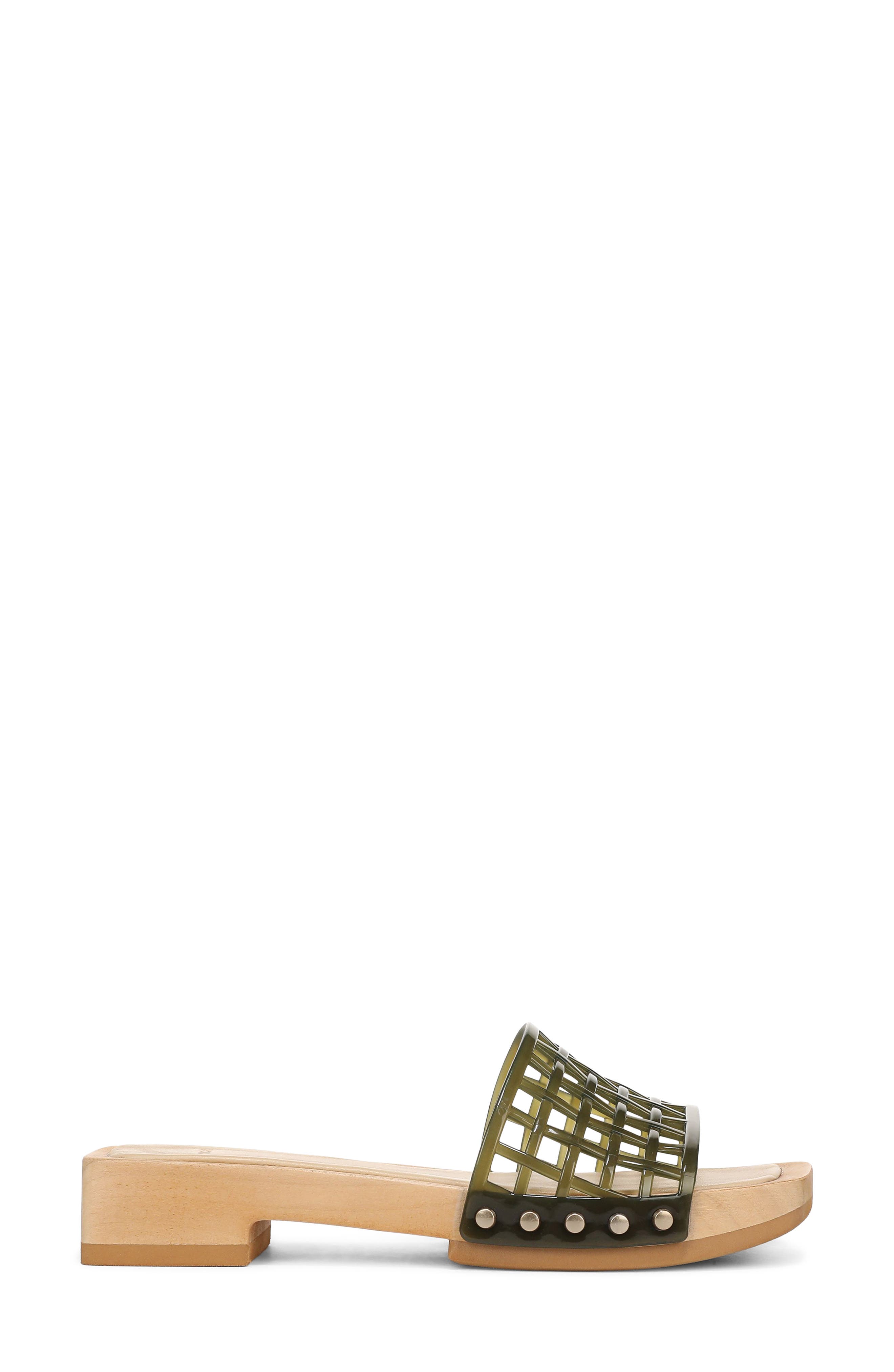 Barbara Jelly Slide Sandal, Alternate, color, CHIVE