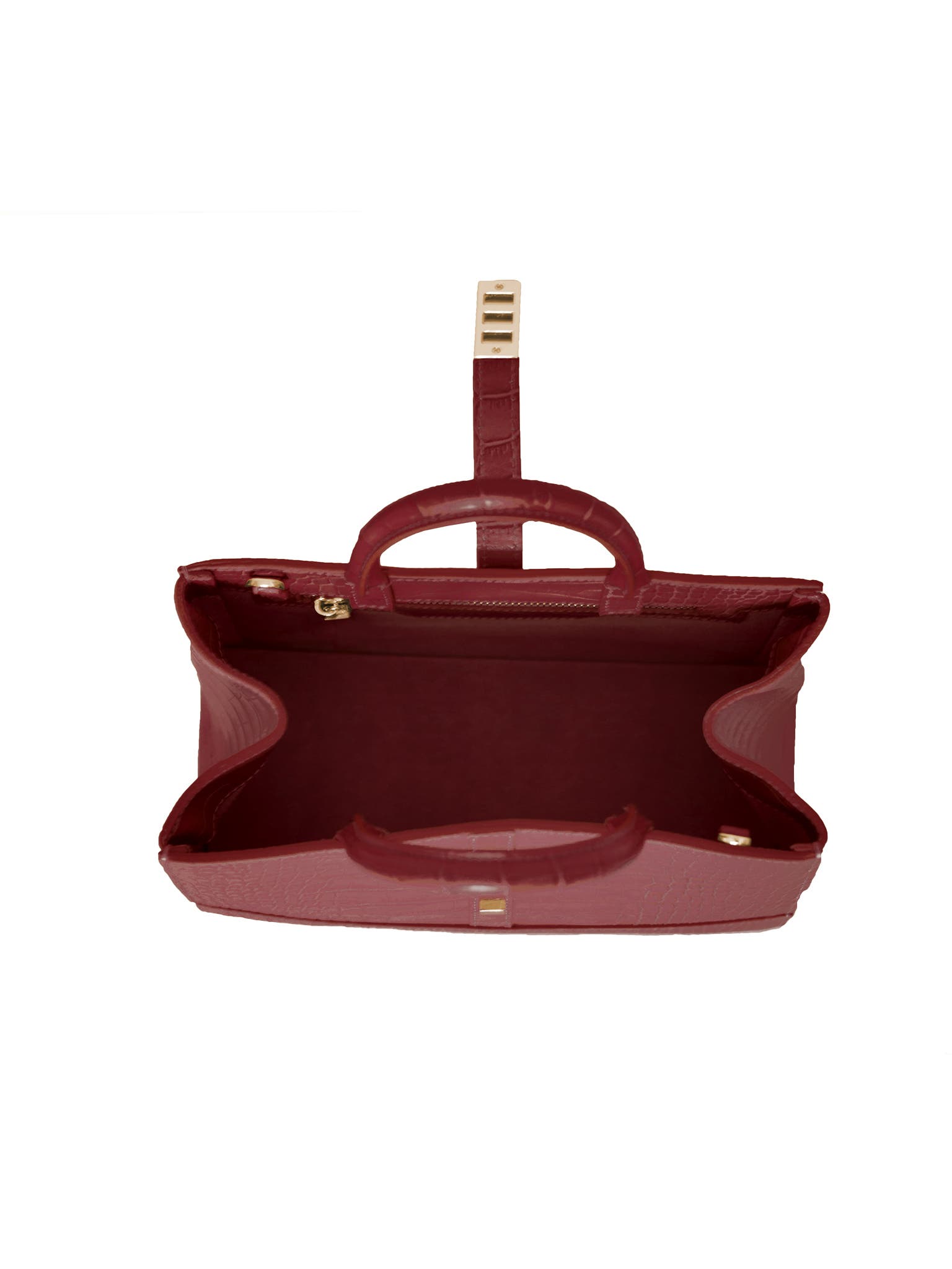 Teddy Blake Lola Croco 10", Alternate, color, Darkred