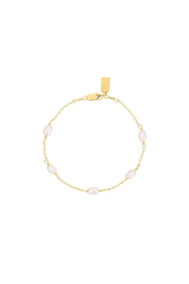 Madeline Pearl Bracelet, Main, color, Gold