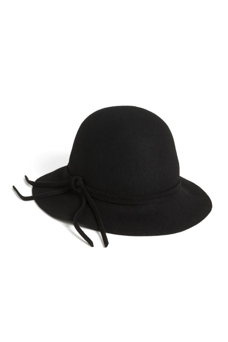 Felt Hat, Main, color, BLACK