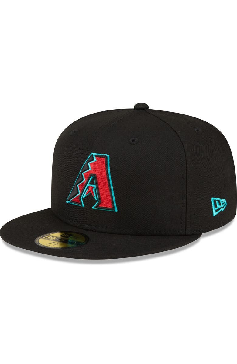 New Era Men's New Era  Black Arizona Diamondbacks Alternate Authentic Collection On-Field 59FIFTY Fitted Hat, Main, color, Black