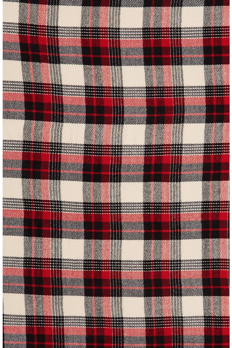 Plaid Scarf, Alternate, color, PEBBLE STONE