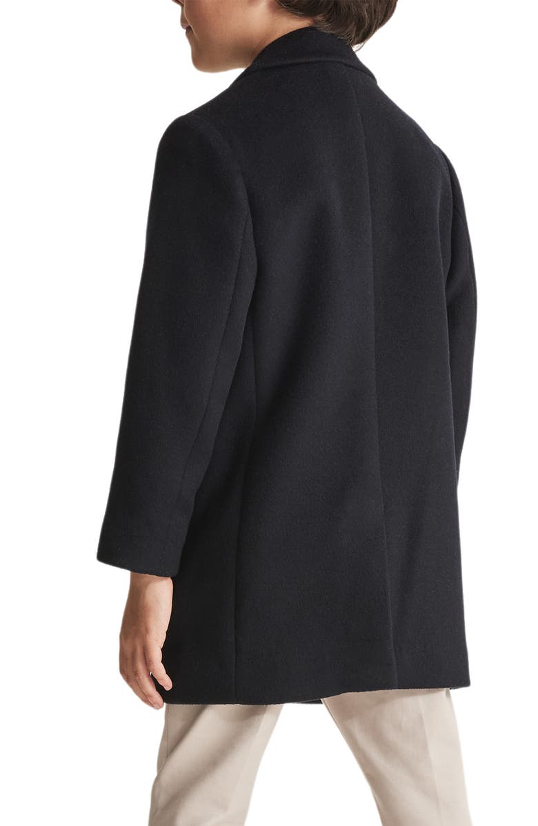 Reiss Kids' Gable Jr. Single Breasted Overcoat, Alternate, color,