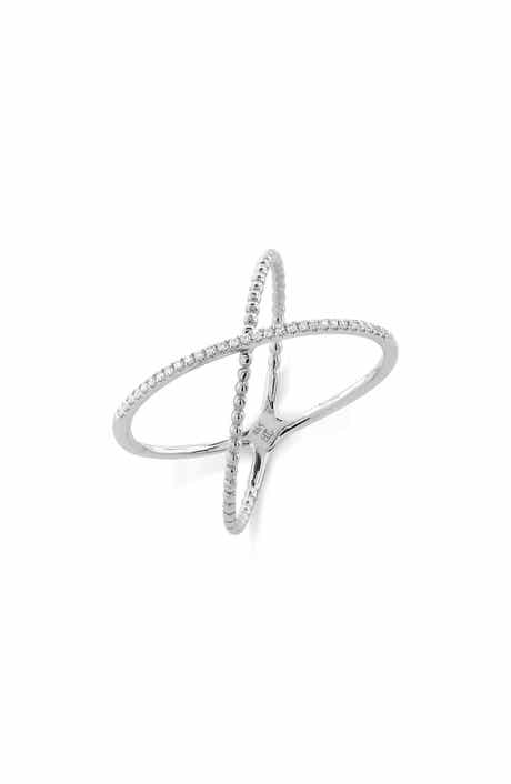 Bony Levy Liora Diamond Crossover Ring