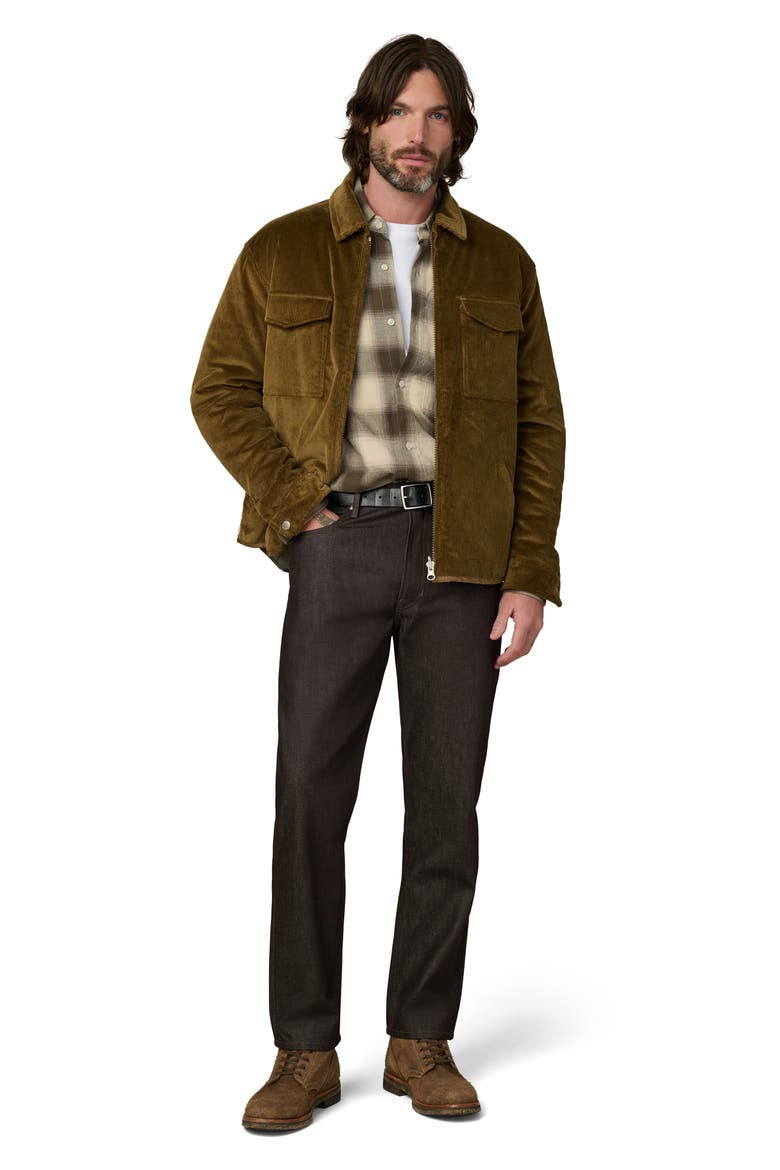 Corduroy Zip Jacket, Alternate, color, BEECH