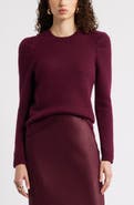 Nordstrom Wool & Cashmere Puff Sleeve Sweater