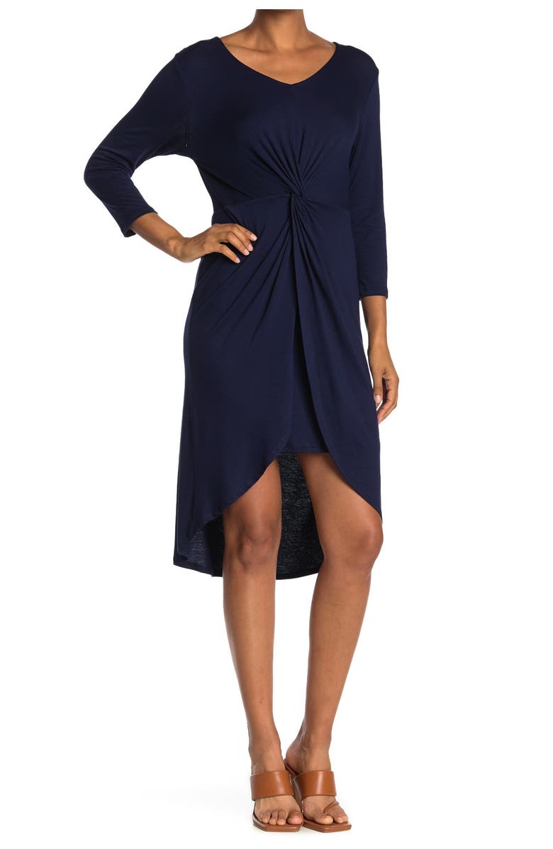 West Kei Knit Twisty Dress, Main, color, 