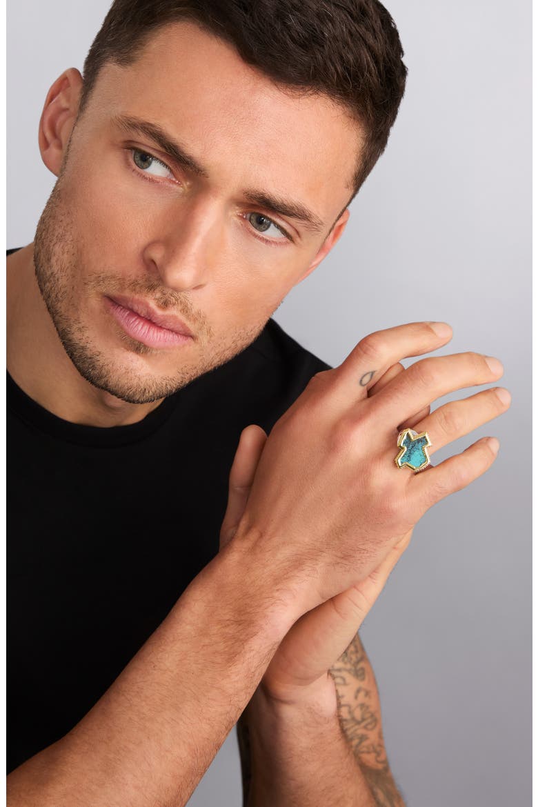 Men's Anthem Texas Ring, Alternate, color, TURQUOISE