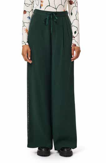 Tie Waist Wide Leg Pants