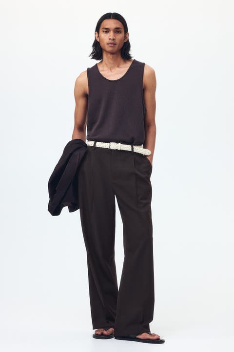 Loose Fit Tailored Trousers