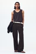 H&M Loose Fit Tailored Trousers