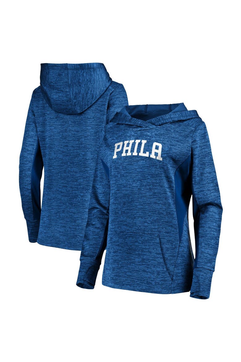 Women's Fanatics Branded Royal Philadelphia 76ers Showtime Done Better Pullover Hoodie, Main, color, Royal