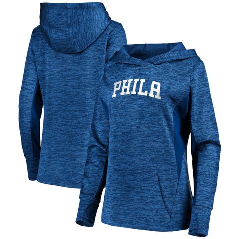 Women's Fanatics Branded Royal Philadelphia 76ers Showtime Done Better Pullover Hoodie