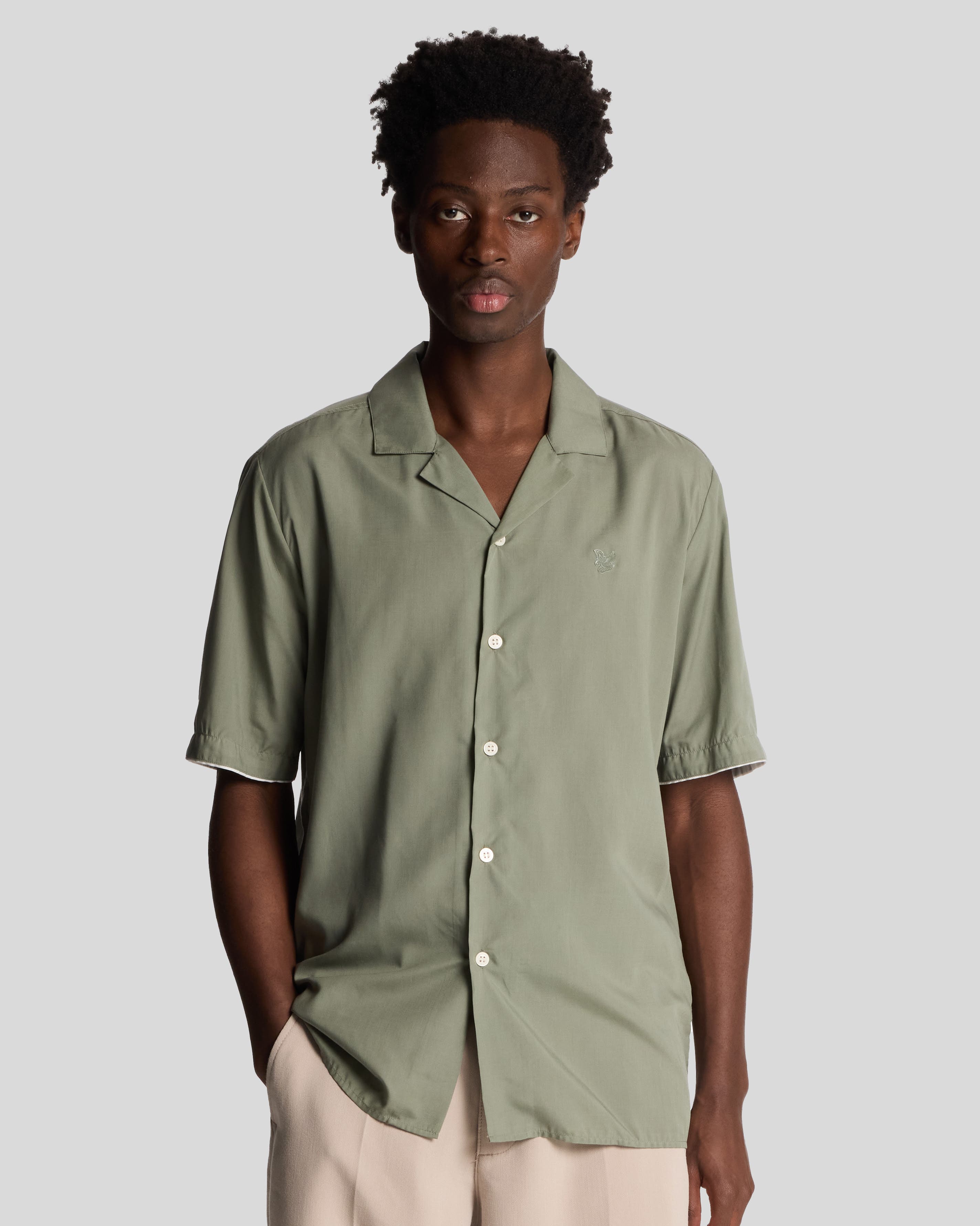 Contrast Cuff Shirt