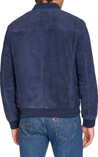 Suede Bomber Jacket