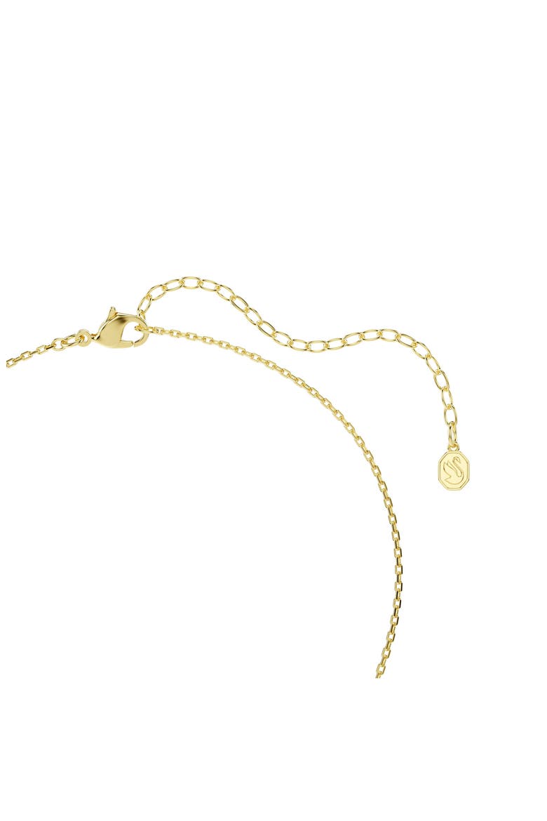 Chroma 23k Gold Plated Crystal & Cubic Zirconia Pendant Necklace, Alternate, color, BLUE WITH GOLD