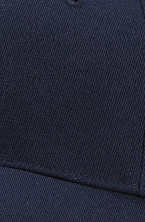 Moncler Logo Patch Baseball Cap In Navy