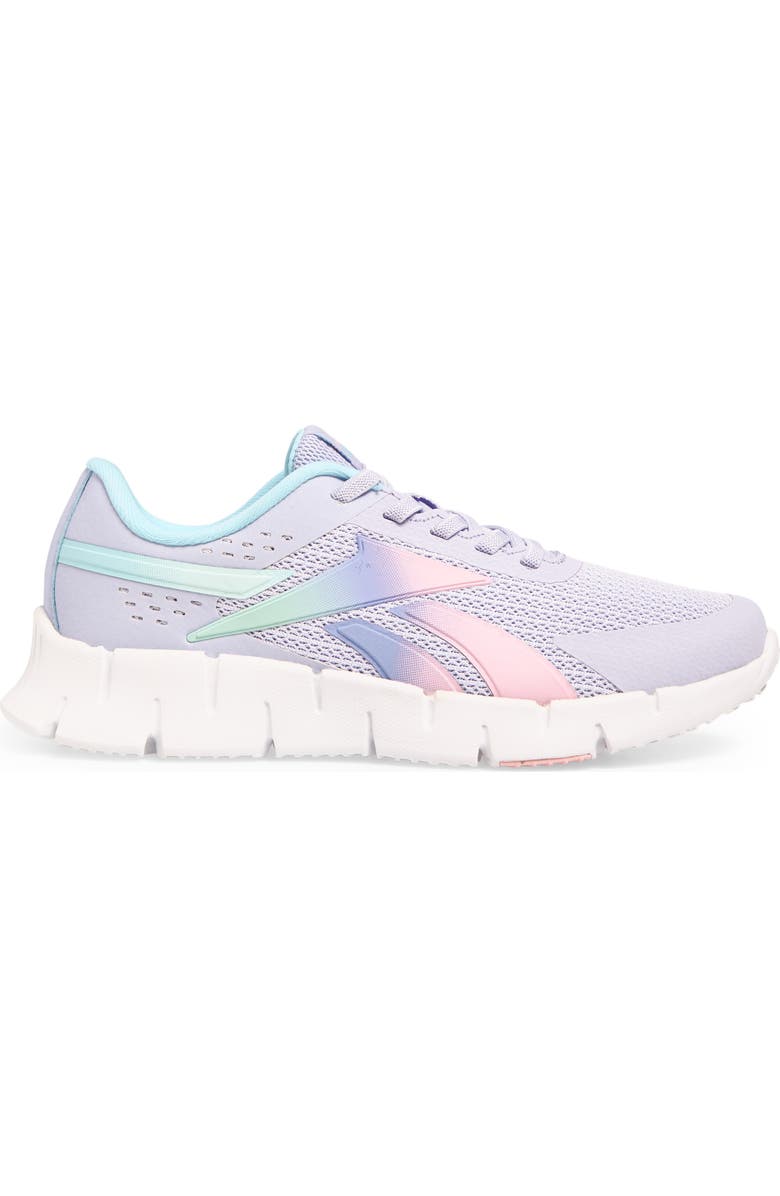 Reebok Kids' Zig Dynamica 2.0 Sneaker, Alternate, color, Lilac/ Pink/ White